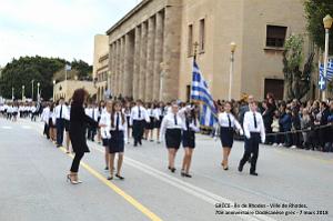 228- Rhodes- Defile Dodecanese grec